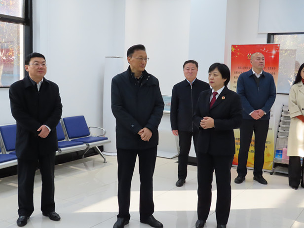区人大常委会主任孟宪伟参加匡山地区代表小组会前视察活动