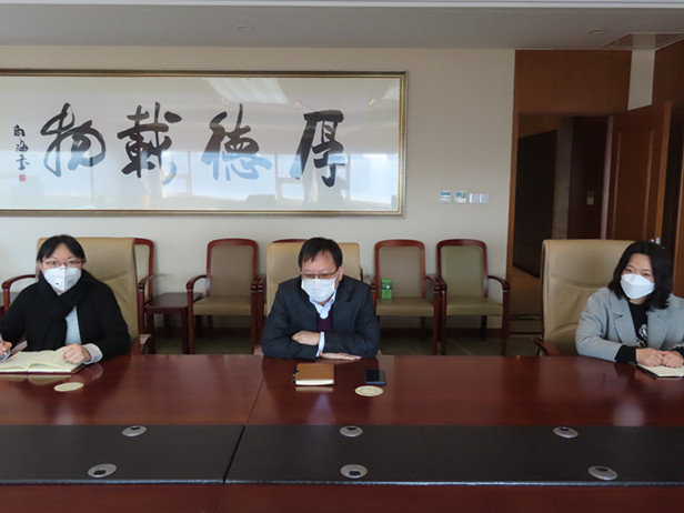 区人大常委会主任孟宪伟走访济南华联商厦集团股份有限公司