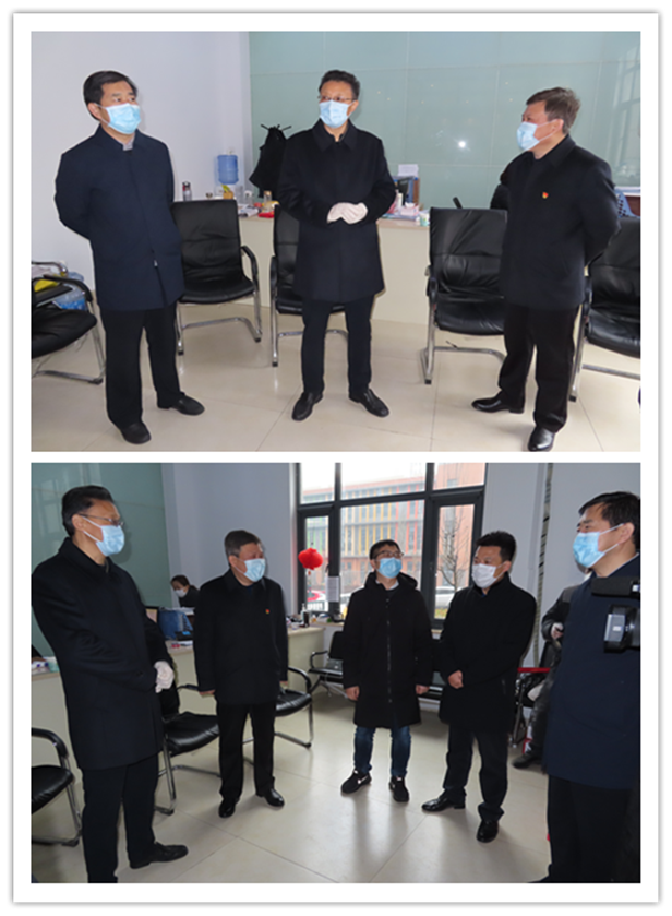 孟宪伟主任带队慰问疫情防控一线工作人员