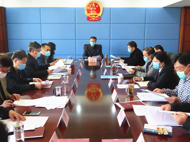 区人大常委会召开主任会议