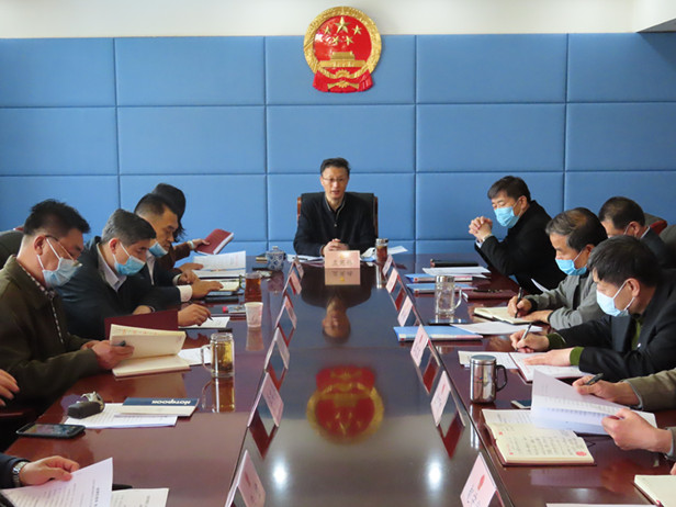 区人大常委会召开2020年第10主任会议