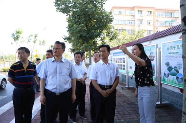 市人大常委会检查槐荫区兴济河生态治理情况