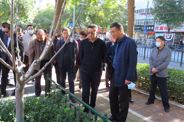 区人大常委会视察全区社区公园建设情况