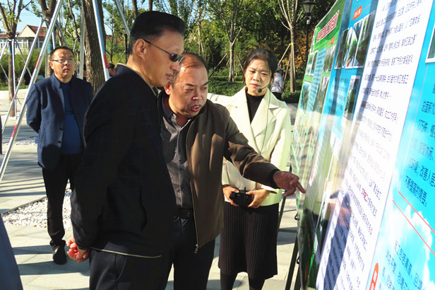 区人大常委会视察全区社区公园建设情况