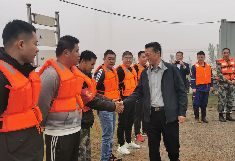 落实防汛责任,筑牢防汛堤坝,确保黄河防汛万无一失——孟宪伟主任实地察看黄河防汛工作