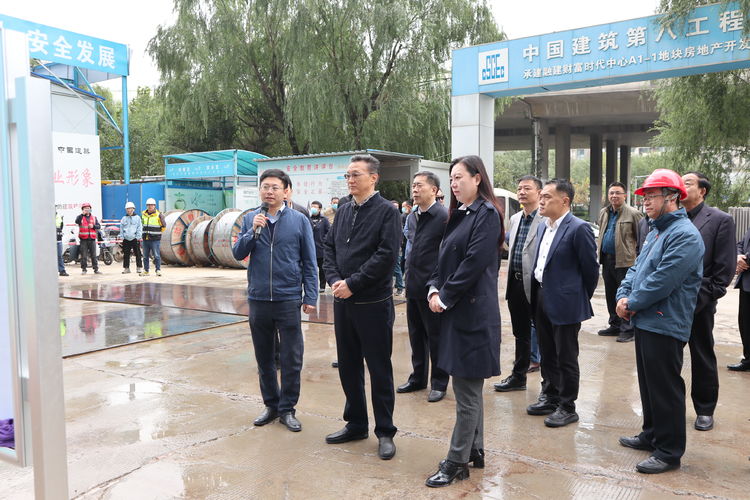 区人大常委会视察重点项目建设推进情况