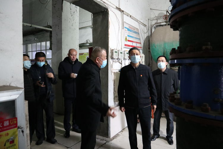 区人大常委会主任孟宪伟走访调研济南市匡山热力中心