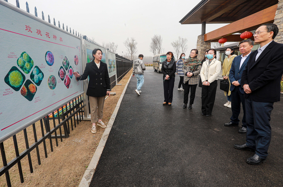 区人大常委会主任会议视察吴家堡街道重点项目和疫情防控工作