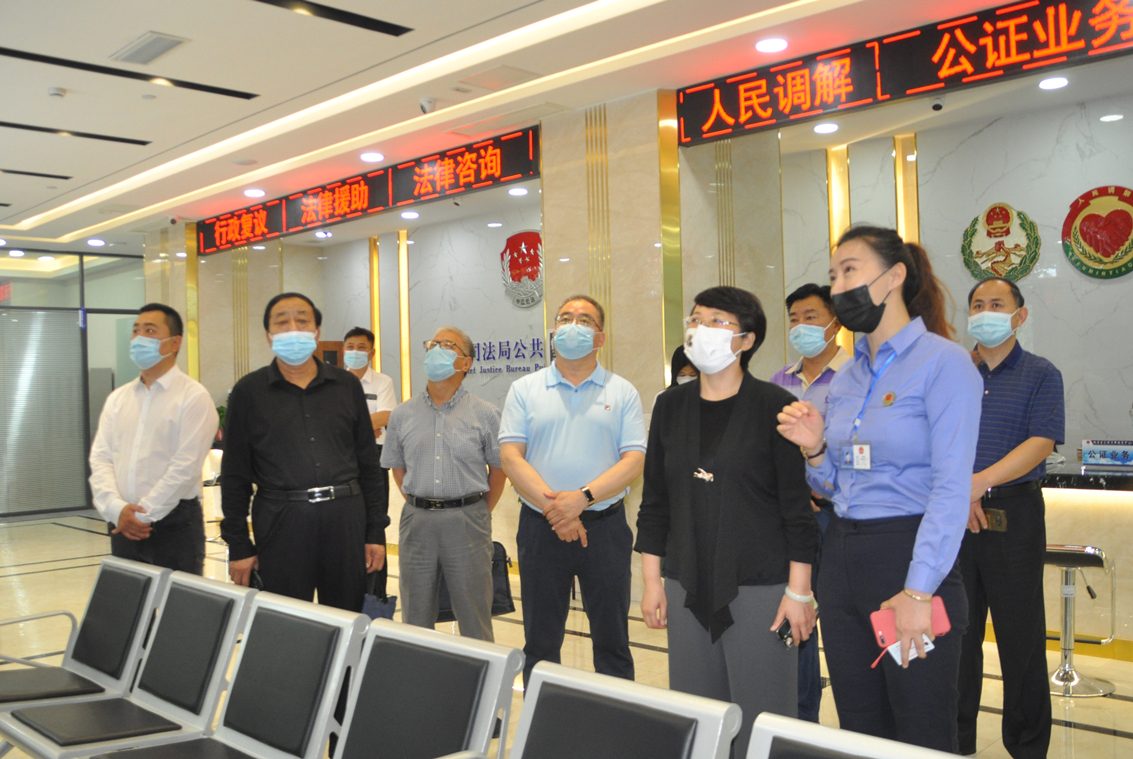 【民呼我应，代表有约】区人大监察和司法委员会调研全区司法行政及区司法局政法队伍教育整顿成果工作