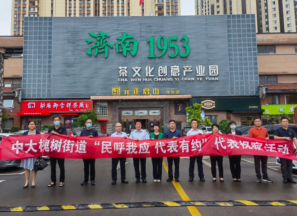 区人大常委会副主任齐敏带队到中大槐树街道开展“民呼我应，代表有约”代表视察活动