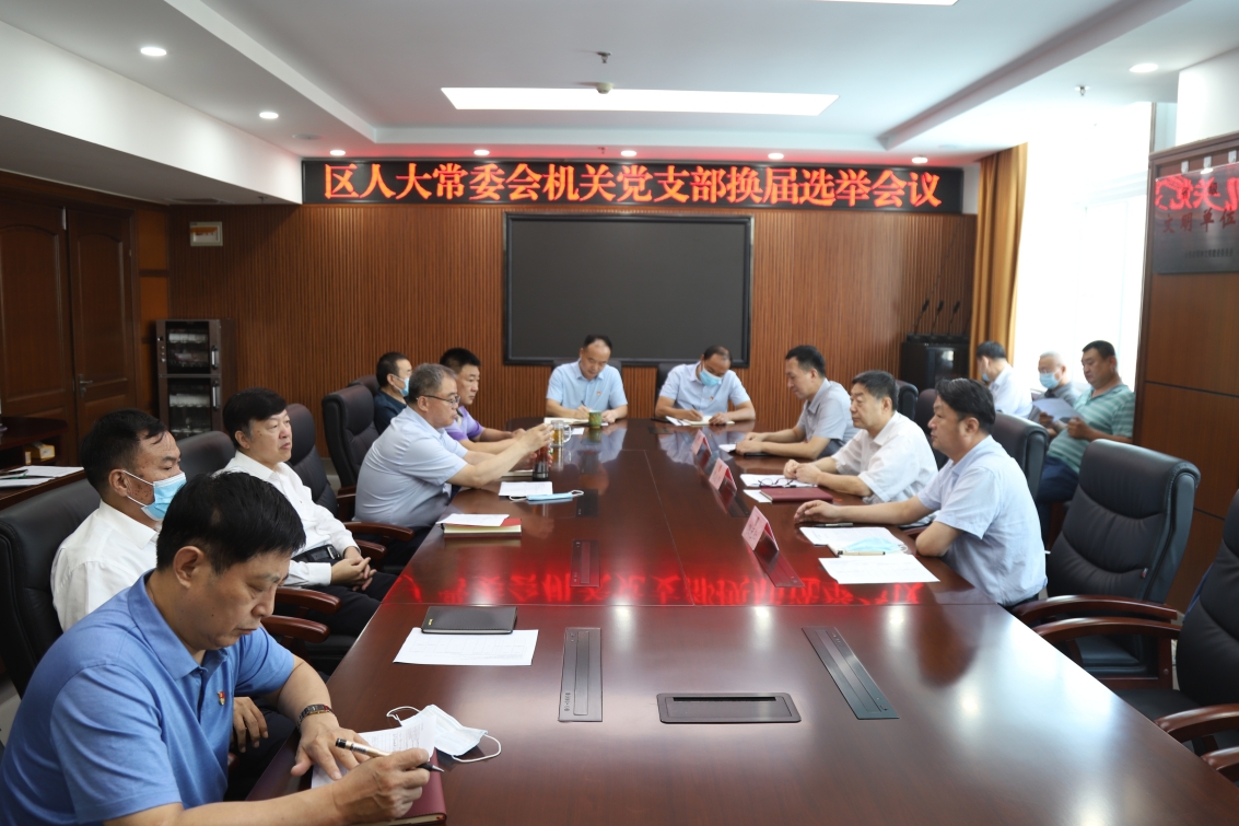 区人大常委会机关党支部顺利完成换届选举工作