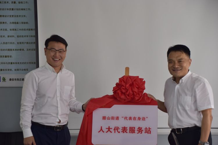 区人大常委会副主任朱庆胜参加腊山街道“双联系”暨“民呼我应,代表有约”活动
