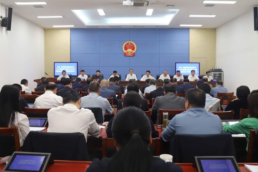 区十九届人大常委会召开第二十六次会议