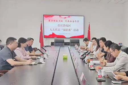 刘莹莹副主任到张庄路地区开展集中联系代表活动
